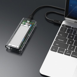 „Orico TCM2-C3“ M.2 NVME į USB-C 10Gb/ s diskas – pilkas