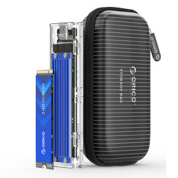 „Orico TCM2-C3“ M.2 NVME į USB-C 10Gb/ s diskas – mėlynas