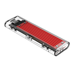 „Orico TCM2-C3“ M.2 NVME į USB-C 10Gb/ s diskas – raudonas