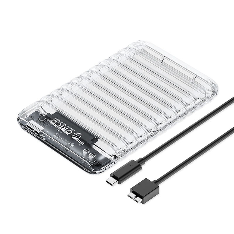 „Orico 2139U3-V1“ 2,5 colio HDD/ SSD USB „Micro-B“ 5 Gb/ s diskas – permatomas „Orico 2139U3-V1“ 2,5 colio HDD/ SSD USB „Micro-B“ 5 Gb/ s diskas – permatomas