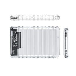 „Orico 2139U3-V1“ 2,5 colio HDD/ SSD USB „Micro-B“ 5 Gb/ s diskas – permatomas