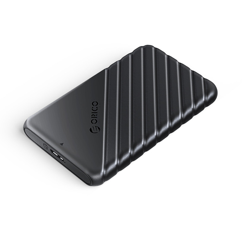 „Orico 25PW1-U3“ 2,5 colio HDD/ SSD USB 3.0 „Micro-B“ 5 Gb/ s diskas – juodas