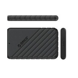 „Orico 25PW1-U3“ 2,5 colio HDD/ SSD USB 3.0 „Micro-B“ 5 Gb/ s diskas – juodas