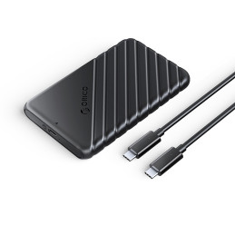 „Orico 25PW1C-C3“ 2,5 colio HDD/ SSD USB-C 3.1 6 Gb/ s diskas – juodas