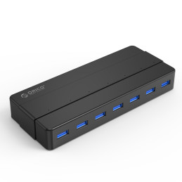 „Orico H7928-U3-V1“ šakotuvas, 7x USB-A 3.0, juodas