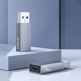 „Orico AH-AC10“ adapteris USB-C į USB-A 3.1 adapteris – pilkas