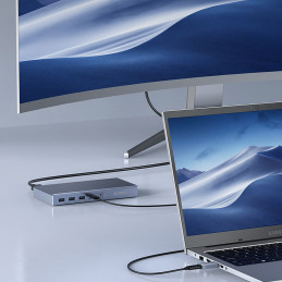 „Orico AH-AC10“ adapteris USB-C į USB-A 3.1 adapteris – pilkas