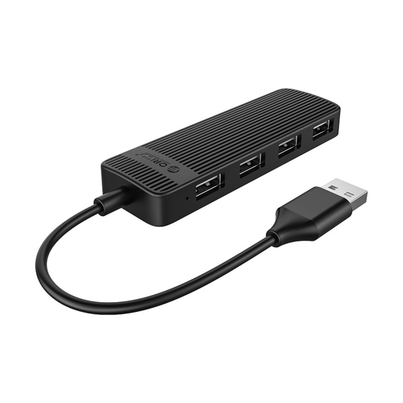 „Orico FL02“ USB-A šakotuvo prijungimo stotelė, 4x USB-A 2.0, juoda