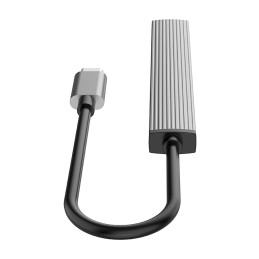 „Orico AH-13“ USB-C šakotuvo prijungimo stotelė, 1x USB-A 3.0 + 3x USB-A 2.0 - pilka