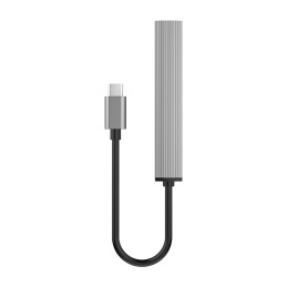 „Orico AH-13“ USB-C šakotuvo prijungimo stotelė, 1x USB-A 3.0 + 3x USB-A 2.0 - pilka