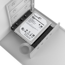 „Orico HB-325-V1“ diskinės rogės, sumažinimas nuo 3,5 colio iki 2,5 colio – juodos