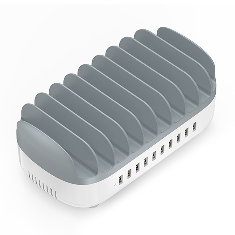 „Orico DUK-10P-V1“ išmanioji įkrovimo stotelė, 10 x USB-A, balta