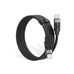 „Orico CDX“ 60 W 3 A maitinimo laidas USB-C - USB-C 1 m laidas - juodas