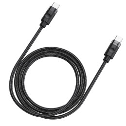 „Orico CDX“ 60 W 3 A maitinimo laidas USB-C - USB-C 1 m laidas - juodas
