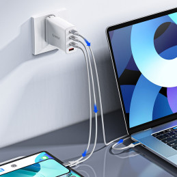 „Orico CDX“ 60 W 3 A maitinimo laidas USB-C - USB-C 1 m laidas - baltas
