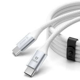 „Orico CDX“ 100 W 5 A maitinimo laidas USB-C - USB-C 1 m laidas - baltas