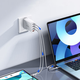 „Orico CDX“ 100 W 5 A maitinimo laidas USB-C - USB-C 1 m laidas - baltas
