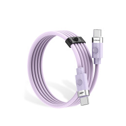 „Orico CDX“ 60 W 3 A maitinimo laidas USB-C - USB-C 1 m laidas - violetinis