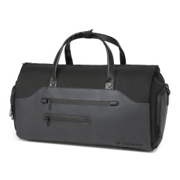 „Wozinsky Premium“ kostiumo kelioninis krepšys su kišene šlapiam vandeniui (45 l) – juodas