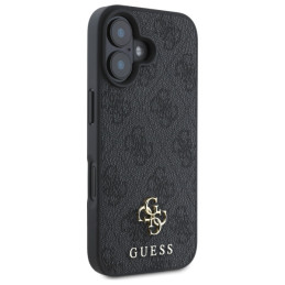 „Guess“ mažas klasikinis „MagSafe“ dėklas, skirtas „iPhone 16“ – juodas