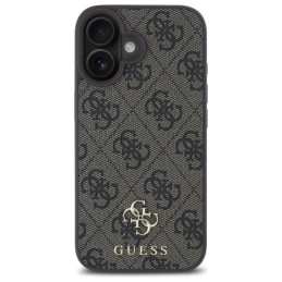 „Guess 4G“ mažas klasikinis „MagSafe“ iPhone 16 dėklas – rudas