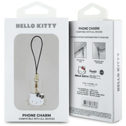 Hello Kitty pakabukas su kačiuko galvos apdangalu - juodas