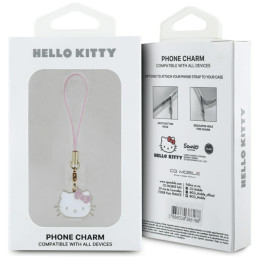 Hello Kitty pakabukas su kačiuko galvos apdangalu - rožinis