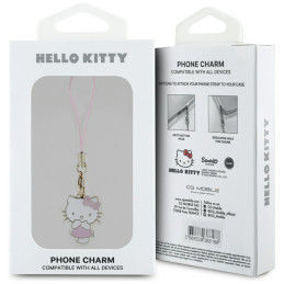 Hello Kitty pakabukas su žaviu kačiuko pakabuku - rožinis