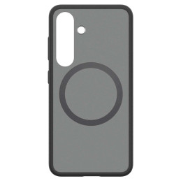 „Spigen Capella GP-FPS931PGBJW“ silikoninis dėklas su „MagFit“ magnetiniu žiedu, skirtas „Samsung Galaxy S25“ - juodas