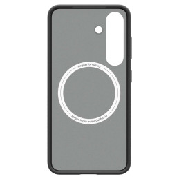 „Spigen Capella GP-FPS931PGBJW“ silikoninis dėklas su „MagFit“ magnetiniu žiedu, skirtas „Samsung Galaxy S25“ - juodas