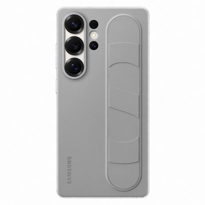 „Samsung Galaxy S25 Ultra“ stovintis ir liečiamas dėklas EF-GS938CJEGWW su laikikliu / stovu - pilkas