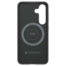 „Spigen Enzo Aramid GP-FPS936PGABW“ silikoninis dėklas su integruotu „MagFit“ žiedu, skirtas „Samsung Galaxy S25+“ – juo...