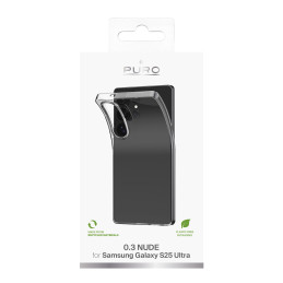 Silikoninis dėklas „Puro 03 Nude“, skirtas „Samsung Galaxy S25 Ultra“ - permatomas