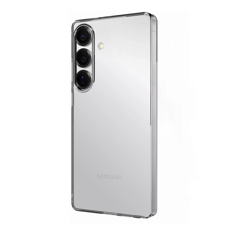 Silikoninis dėklas „Puro 03 Nude“, skirtas „Samsung Galaxy S25+“ – skaidrus