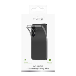 Silikoninis dėklas „Puro 03 Nude“, skirtas „Samsung Galaxy S25+“ – skaidrus