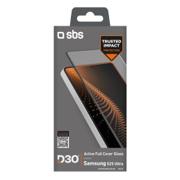SBS grūdintas stiklas D3O su rėmeliu, skirtas Samsung Galaxy S25 Ultra