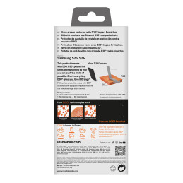 SBS grūdintas stiklas D3O su rėmeliu, skirtas Samsung Galaxy S25+ / S24+