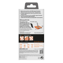 SBS grūdintas stiklas D3O su rėmeliu, skirtas Samsung Galaxy S25 / S24