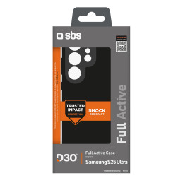 SBS D3O dėklas, skirtas „Samsung Galaxy S25 Ultra“ – juodas