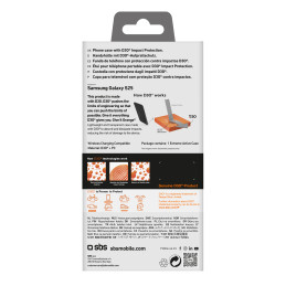 SBS D3O dėklas, skirtas „Samsung Galaxy S25“ – permatomas