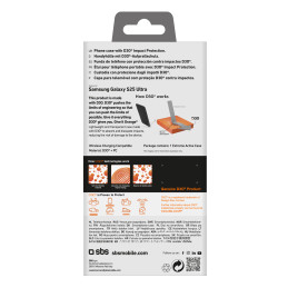 SBS D3O dėklas, skirtas „Samsung Galaxy S25 Ultra“ – skaidrus
