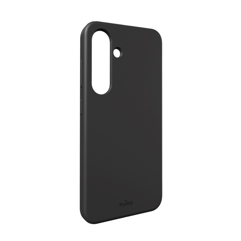 „Puro Icon“ silikoninis dėklas, skirtas „Samsung Galaxy S25“ – juodas