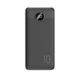 Išorinė baterija Veger L10S (W1105PD) 10000mAh 20W 2A PD QC3.0 - juoda