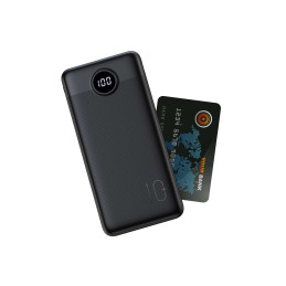 Išorinė baterija Veger L10S (W1105PD) 10000mAh 20W 2A PD QC3.0 - juoda