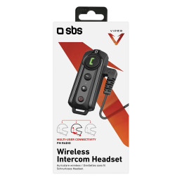 SBS TEMOTOINTERCOMK belaidis motociklų domofonas – juodas