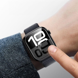 „Tech-Protect Supreme“ hidrogelio plėvelių rinkinys, 2 vnt., skirtas „Apple Watch 10“ (46 mm) – skaidrios