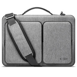 15-16 „Tech-Protect Defender Bag“ nešiojamojo kompiuterio krepšys – pilkas