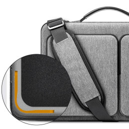 Nešiojamojo kompiuterio krepšys 13-14 Tech-Protect Defender Bag - pilkas