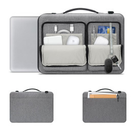 Nešiojamojo kompiuterio krepšys 13-14 Tech-Protect Defender Bag - pilkas
