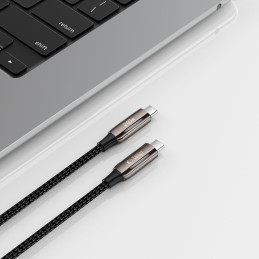 „Tech-Protect UB10T Ultraboost USB-C PD240W/ QC4.0“ laidas, 100 cm, juodas